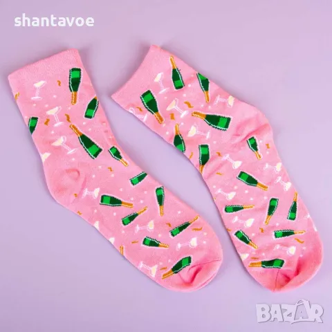 Дамски чорапи Prosecco в метално кенче, снимка 2 - Дамски чорапи - 49368735