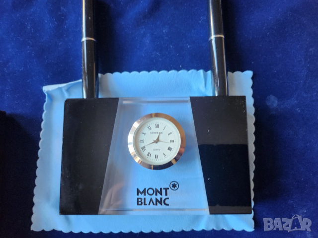 Montblanc Chopin Special Edition к-т от настолен часовник и 2 химикалки - чудесна реплика, снимка 2 - Други ценни предмети - 52928732