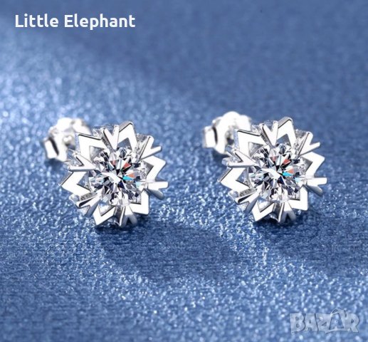 Sale...Обеци snowflakes-снежинки/нови