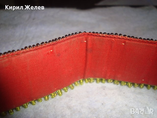 СПОМЕН Старинно МЪНИСТЕНО УКРАШЕНИЕ НАКИТ ШИРИТ 20те ГОДИНИ на 20ти ВЕК МАЙСТОРСКИ УНИКАТ БИЖУ 30686, снимка 15 - Антикварни и старинни предмети - 37851442