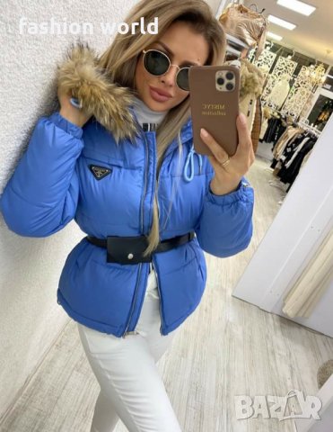 Зимно яке естествен косъм , снимка 4 - Якета - 35495511