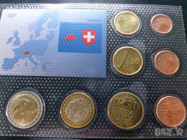 Пробен Евро сет - Швейцария 2003, снимка 2 - Нумизматика и бонистика - 43187808