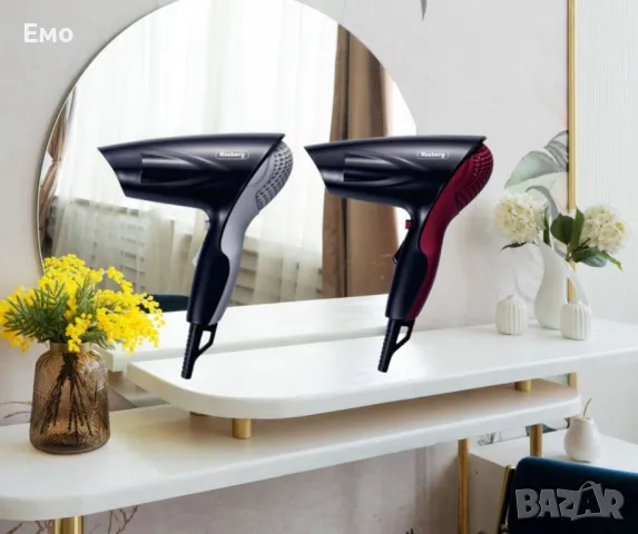 Сешоар, 1200W, 2 скорости, без концентратор, снимка 8 - Сешоари - 48479405
