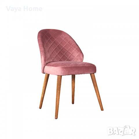 Трапезен стол, Blush, Розов, снимка 1