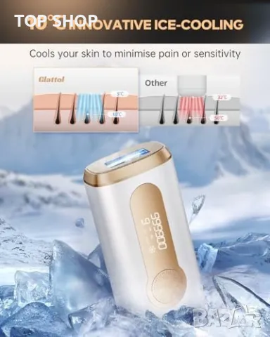 Нов Glattol IPL Лазер - Мултифункционален, Бързи Резултати, Удобство, снимка 8 - Тримери - 49265166