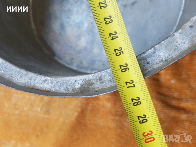 Бакърена тенджера с капак , снимка 5 - Антикварни и старинни предмети - 53163093