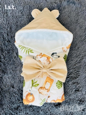 порт бебе с качулка, снимка 2 - Комплекти за бебе - 51746277