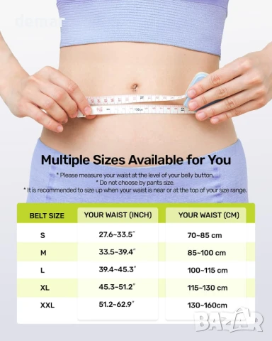 Колан за гръб Rakiie за жени, 9X опорна скоба за гръб, розов, размер С и M (талия: 85-100 см), снимка 9 - Корсети, колани и коректори - 51395655