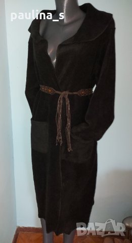 Палто тип жилетка от полар / голям размер 