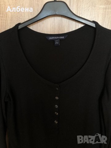 Дамска блуза Calvin Klein Jeans, снимка 4 - Блузи с дълъг ръкав и пуловери - 35325103