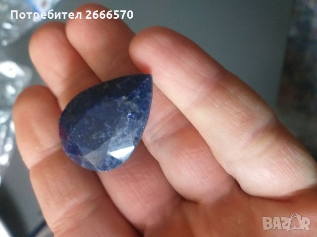 Натурален сапфир 100 карата , изомруд рубин диамант, снимка 2 - Антикварни и старинни предмети - 35358995