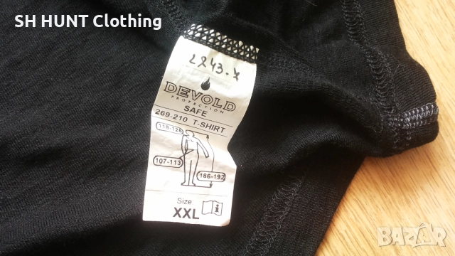 DEVOLD T-Shirt 40% Merino Wool размер XL тениска 40% Мерино вълна - 1508, снимка 10 - Екипировка - 52507319