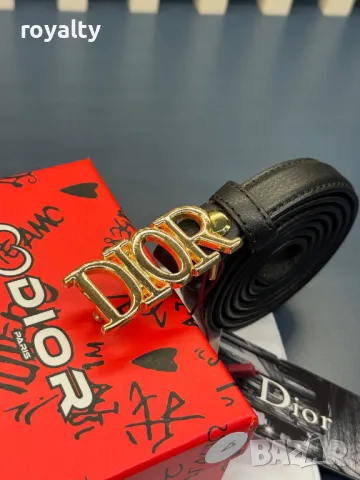 Christian Dior дамски колани естествена кожа , снимка 10 - Колани - 49690323