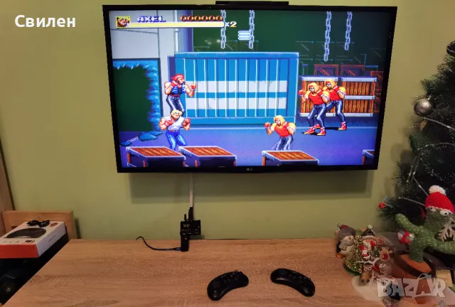 SEGA MEGA DRIVE 2 HDMI с БЕЗЖИЧНИ контролери и 5000 игри, снимка 6 - Други игри и конзоли - 48481660