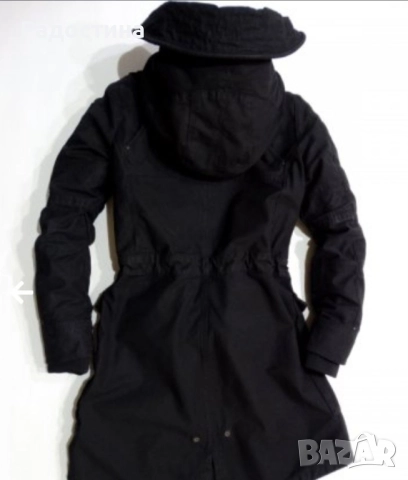 G-Star Raw Polar Duty Hooded Black Parka Дамска Парка Яке от Две Части, снимка 4 - Якета - 52332557