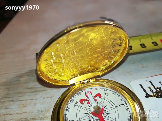 златен компас от франция 1512221427, снимка 7 - Антикварни и старинни предмети - 39018961