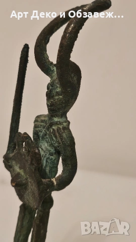 Бронзова пластика, снимка 5 - Статуетки - 53489495