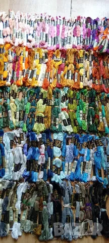 710 бр. чилета ДМС конци за бродиране 