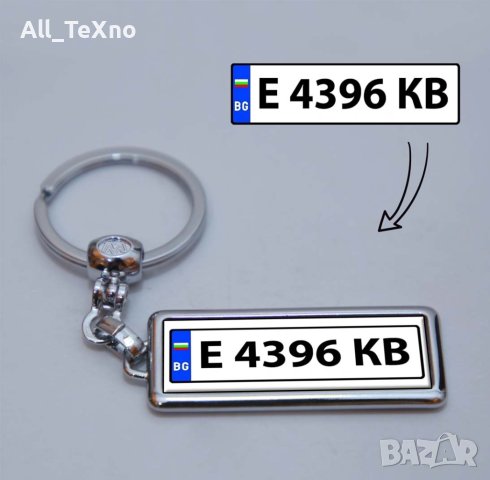 Ключодържател с регистрационен номер