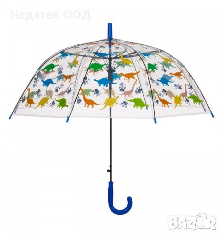 Чадър за дъжд, Динозаври, Автоматичен, Детски, 66см, Многоцветен, снимка 2 - Чадъри - 38478618