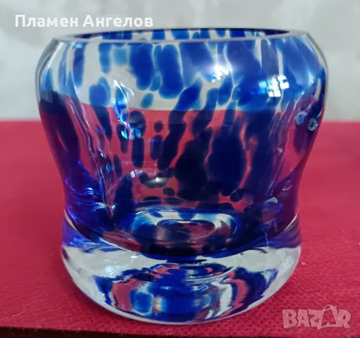 Стъклени държачи , свещници за чаени свещички. , снимка 5 - Декорация за дома - 50154043