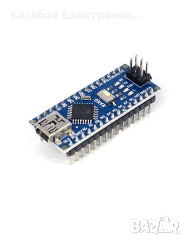 Arduino Nano v3.0 miniUSB Atmega328 CH340 + USB кабел, снимка 4 - Друга електроника - 43534923