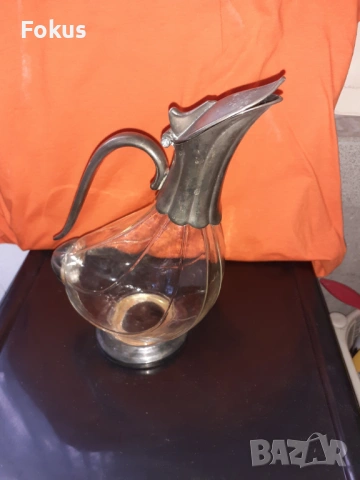 Прекрасна ловна кана графа с формата на патица, снимка 5 - Антикварни и старинни предмети - 53294515