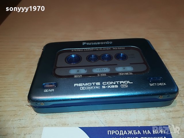 ПОРЪЧАН-panasonic rq-sx52 walkman-mettal-slim, снимка 9 - MP3 и MP4 плеъри - 28420975