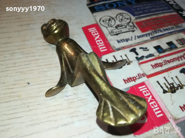 ЖАБА-11СМ-МЕД/МЕСИНГ 1506250902, снимка 9 - Антикварни и старинни предмети - 50669953