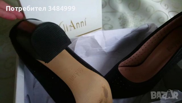 елегантни дамски официални обувки на ток GiAnni №35 , снимка 5 - Дамски елегантни обувки - 37932051