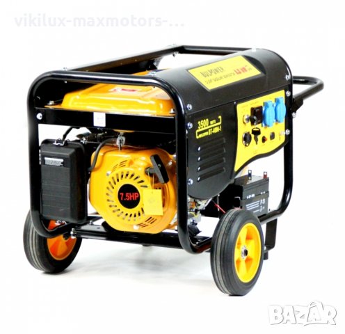 ГЕНЕРАТОР ЗА ТОК 3,5KW С ЕЛ. СТАРТ BP PROFESSIONAL С ВГРАДЕНА АВТОМАТИКА МОНОФАЗЕН БЕНЗИН , снимка 5 - Генератори - 43156504