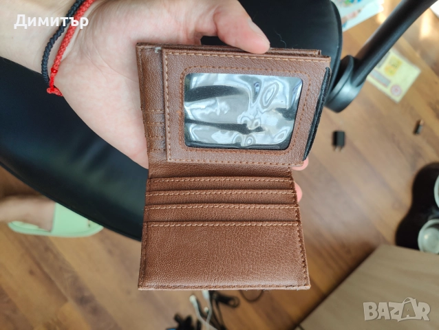 Чисто ново мъжко кяфяво портмоне DeFacto (унисекс) , снимка 2 - Портфейли, портмонета - 51856388