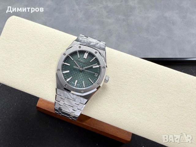 Наличен! Audemars Piguet ROYAL OAK green, Ref. 15510ST, снимка 3 - Мъжки - 53071690