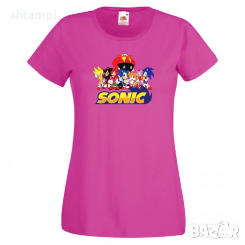 Дамска тениска Sonik and friends 002 Игра,Изненада,Подарък,Празник,Повод преглед редакция архивирай, снимка 10 - Тениски - 37246630