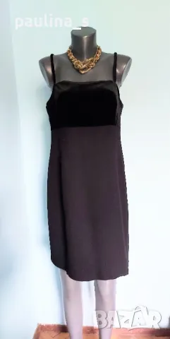 Два различни броя / Дизайнерска Рокля, за повод / коприна и кадифе , снимка 14 - Рокли - 28687167