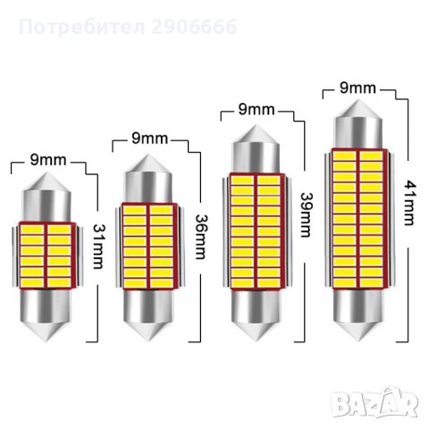 LED Сулфидни крушки, диодни лампи 12 v, снимка 2 - Аксесоари и консумативи - 43301212