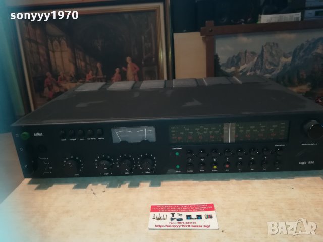 braun cev550 receiver-germany 2603211014, снимка 5 - Ресийвъри, усилватели, смесителни пултове - 32308234