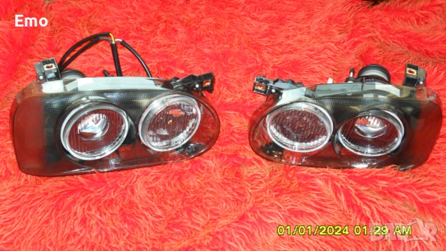 Фар за Голф 3 реисингов нов комплект 2 броя с лупи, снимка 2 - Части - 50848843