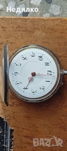 Moesa,швейцарски джобен часовник,сребро,злато,ниело, снимка 13 - Антикварни и старинни предмети - 43910260