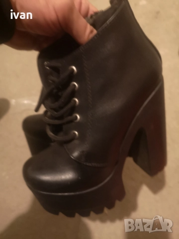 дамски обувки обувки със висок рок 36/38 номер естествена кожа, снимка 9 - Дамски обувки на ток - 51883620