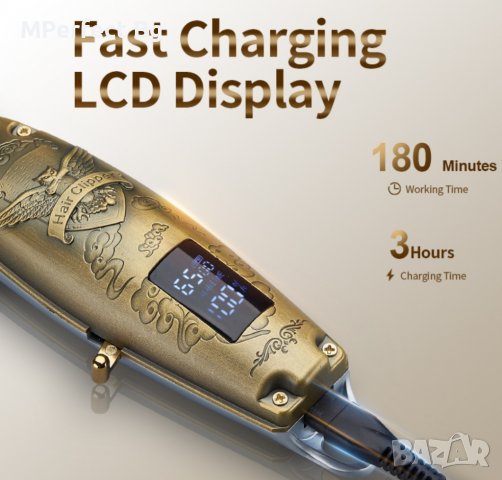 Машинка за подстригване тример за подстригване и прецизно оформяне , снимка 5 - Фризьорски принадлежности - 40173440