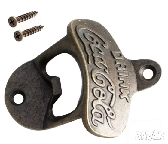 Метална отварачка за бира Coca Cola за стена бар бутилки Fanta Sprite капачки Drink напитки безалкох, снимка 3 - Други стоки за дома - 51883480