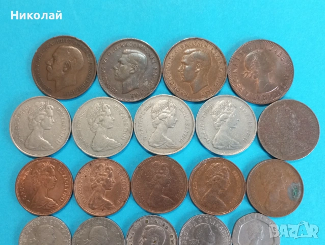 Лот монети Великобритания , снимка 8 - Нумизматика и бонистика - 53244242