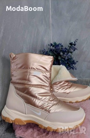 😍✔️Nike дамски стилни зимни боти Найк😍✔️