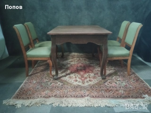Комплект старинни столове, снимка 1 - Столове - 43050700