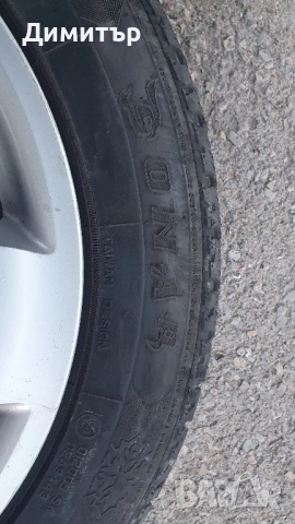 4 Алуминиеви джанти със зимни гуми за Мерцедес 16цола, снимка 7 - Гуми и джанти - 52355691
