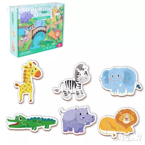 Пъзели - 6 в 1, снимка 5 - Игри и пъзели - 52270441