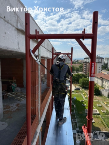 Строително фасадно скеле под наем и монтаж, снимка 5 - Монтажи - 52505293