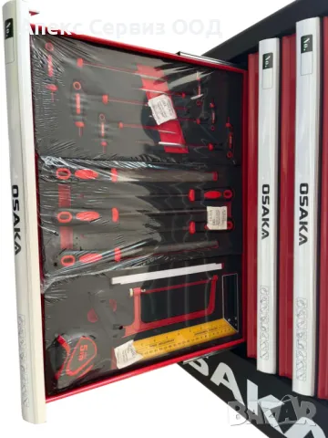 Количка за инструменти модел OSAKA - 156 части / 196 части, снимка 6 - Индустриална техника - 45126351