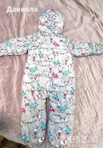 Бебешки космонавт за момиче So Cute, 92 размер, снимка 4 - Бебешки ескимоси - 52448794